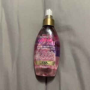 OGX Orchid Oil Fade-Defying Color Protect Shine Oil with UVA + UVB Sun-Filters